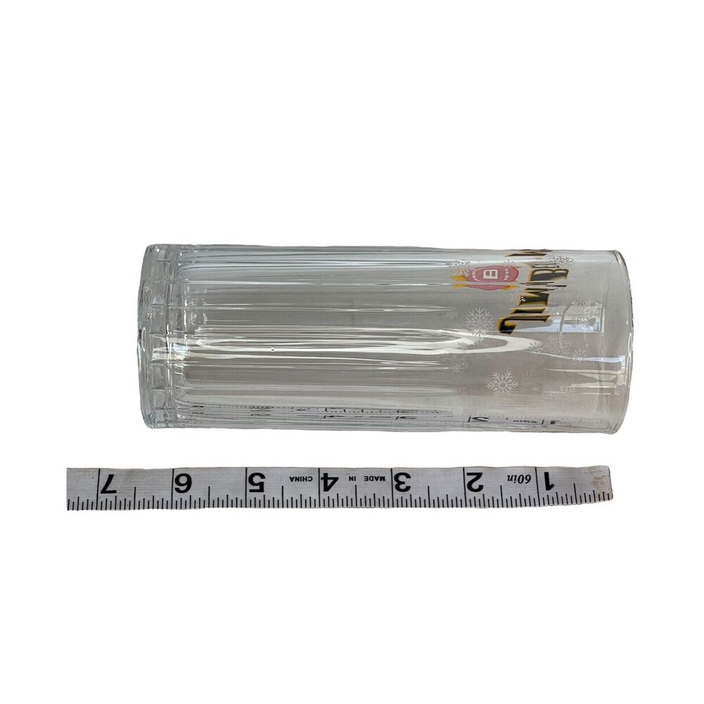 Jim Beam Snowflake Ribbed Highball Glass - Picture 8 of 8